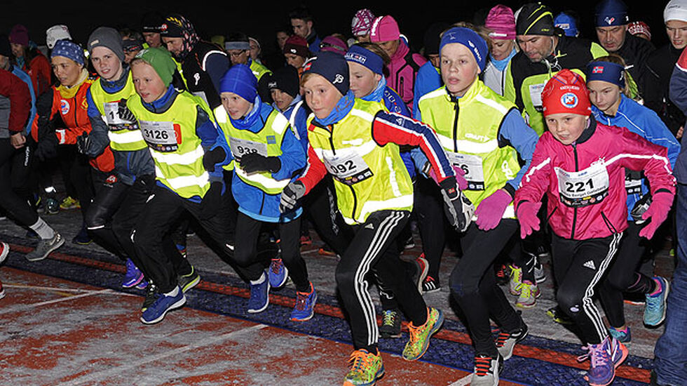 Starten har gått i en av 5-km-puljene.