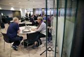 Alle deltagere får servert måltidene i Restaurant Utsikten i husets 7. etasje.