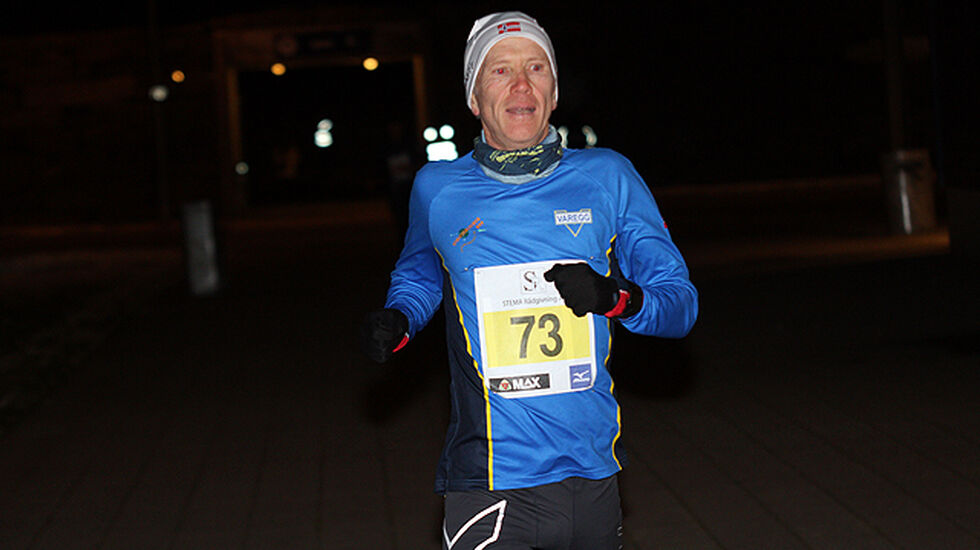Bjørn Harald Bongom første mann i mål under dagens karusell, her under løpet 10.november