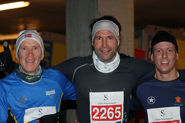 Topp 3 herrer dagens løp, Bjørn Harald Bongom, Stig Atle Eide og Øystin Brurok