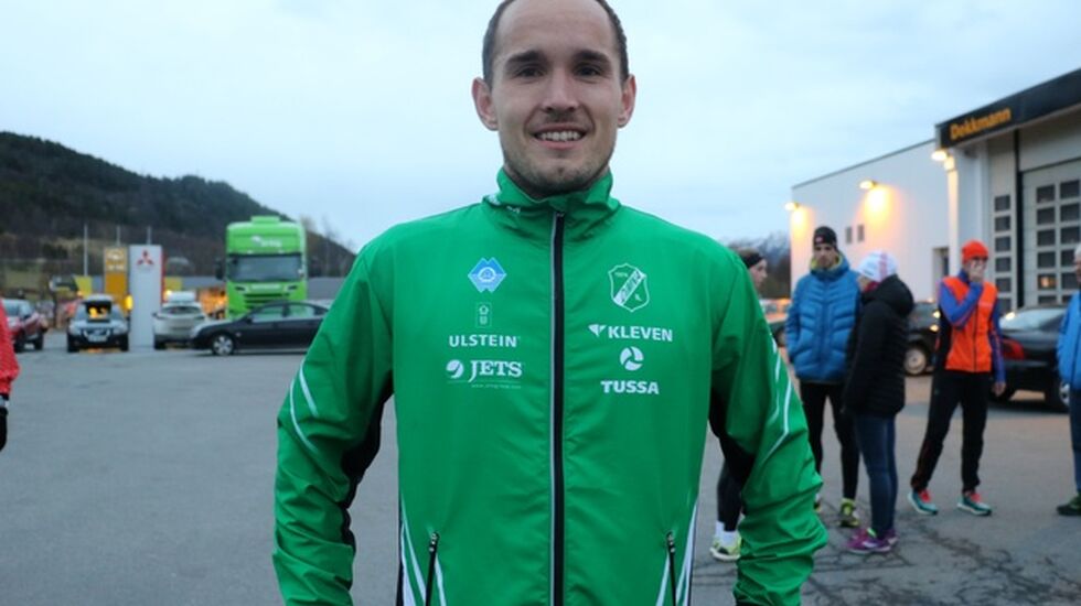 Olger Pedersen vant i dag 10 km på vinterkarusellens 1. løp i Ålesund