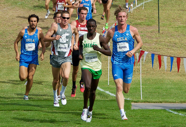 Ferdinand Kvan Edman hadde bare 21 sekunder opp til Edward Cheserek som denne gangen måtte nøye seg med tredjeplass. (Arkivfoto: Jim Neil)
