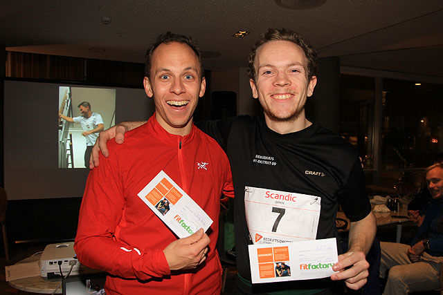 Lorentz Erland Linde og Christian Orbekk delte seieren i trappeløpet Ørnen Opp.