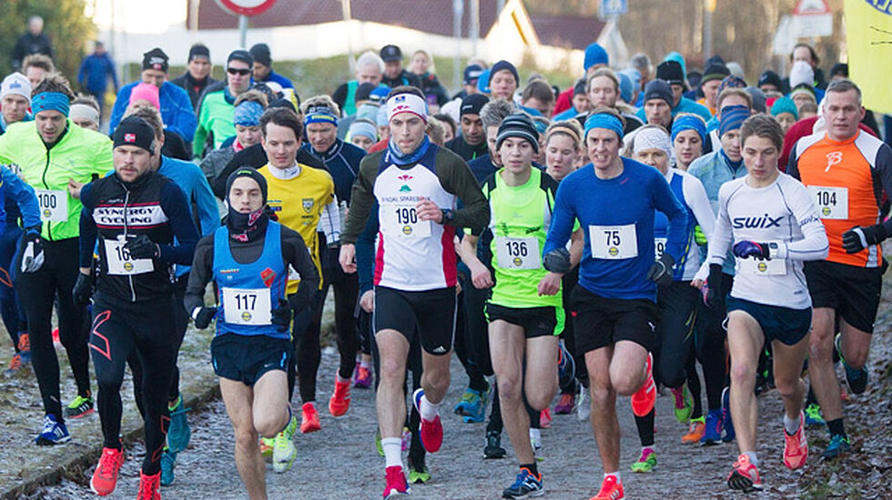 Det var barmark og fine forhold da 111 løpere fullførte det tredje løpet i Trøndersk Vinterkarusell. (Foto: Roger Midtstraum) 