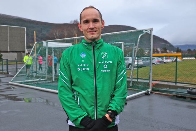 Olger Pedersen, Dimna IL løp bra og satte ny personlig rekord. Foto: Martin Hauge-Nilsen