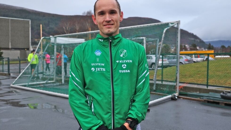 Olger Pedersen, Dimna IL løp bra og satte ny personlig rekord. Foto: Martin Hauge-Nilsen