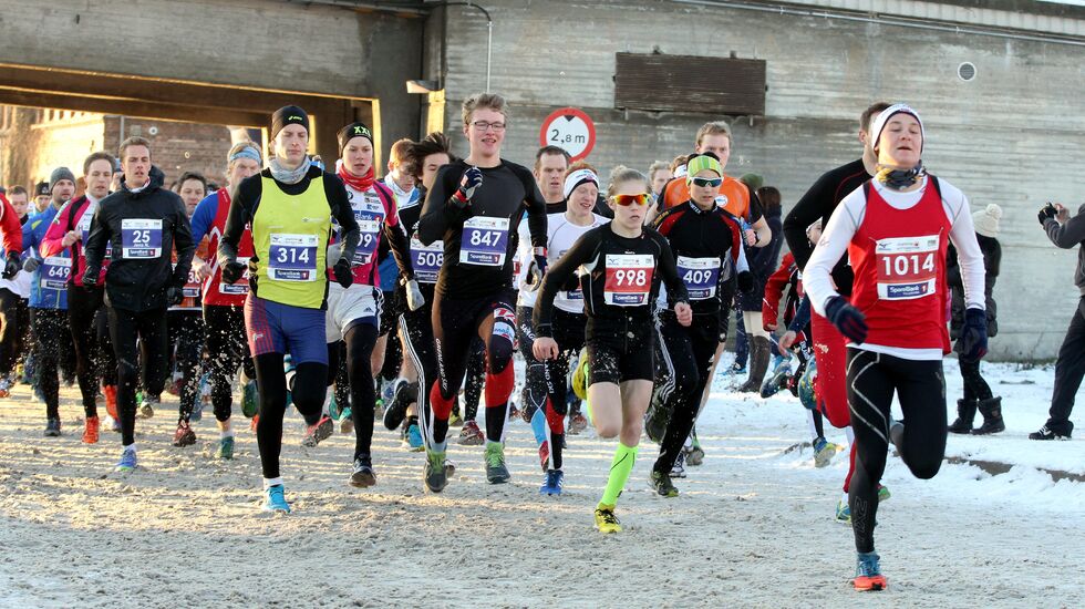 Nyttårstrimmen 2014 (foto: Bjørn Borge).