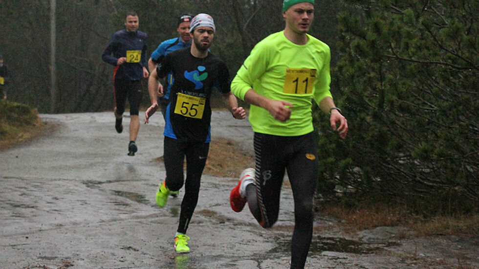 Stian Grastveit vant på suverent vis nyttårsløpet i Egersund. Foto: Lise B Hetland