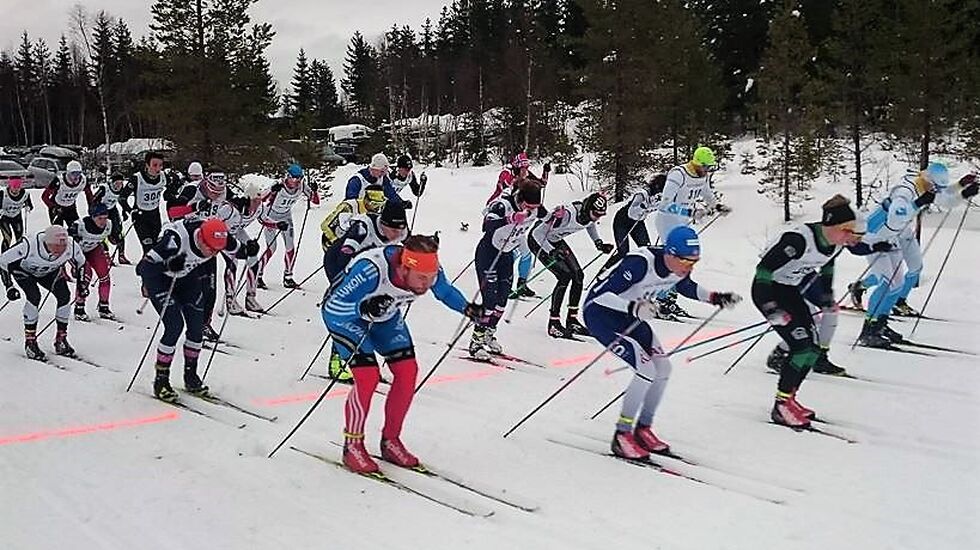 Startskuddet går for den 6. utgaven av Sigurd Fremos Minneløp. (Arrangørfoto)