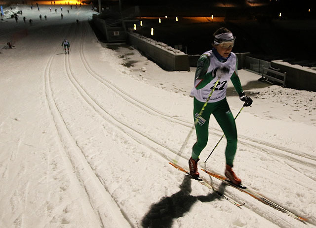 Marit Vala, Rustad her i OBIKs åpningsrenn i 2017 som hun vant.  Foto: Heming Leira