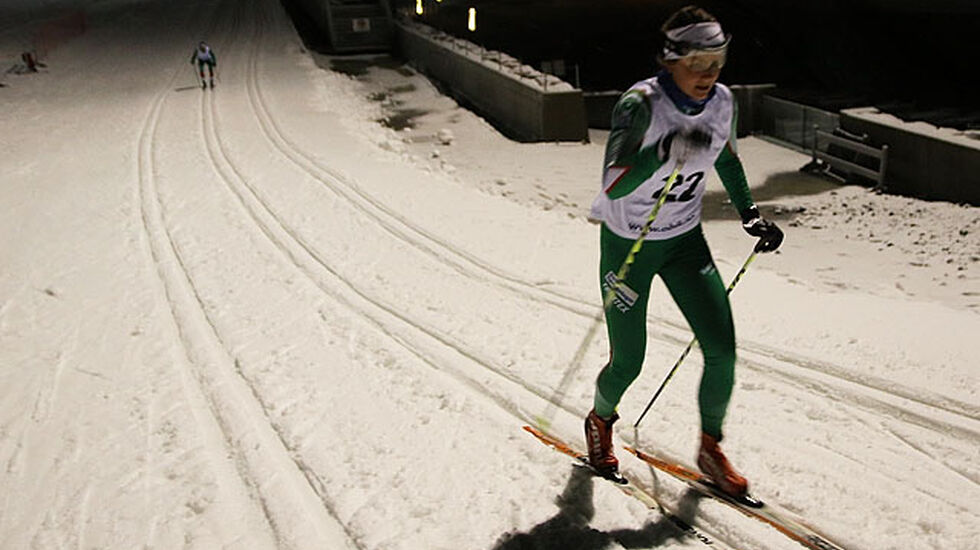 Marit Vala, Rustad her i OBIKs åpningsrenn i 2017 som hun vant.  Foto: Heming Leira