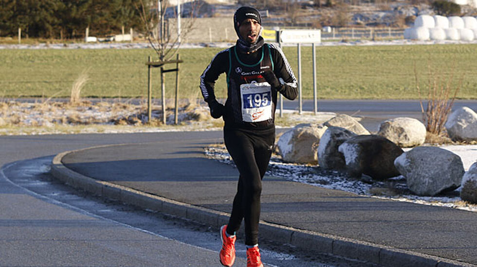 Frew Zenebe Brkineh, etioperen som løper for Sandnes IL, ble suveren vinner på 10 km.