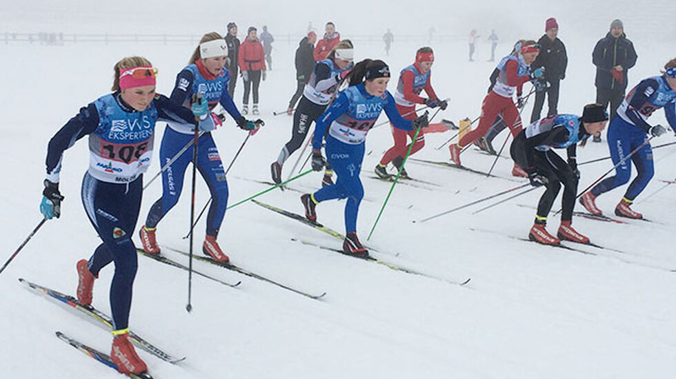 Fra Persbråten Skistafett. (Foto: arrangøren)