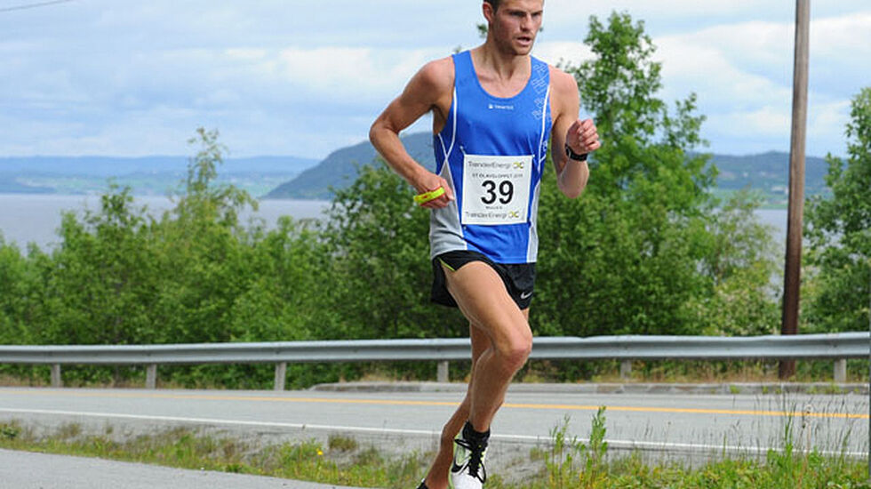 Ola Berg Fines vant 3000 meteren i Steinkjer på 8.36,76. (Arkivfoto: Arne Brunes)