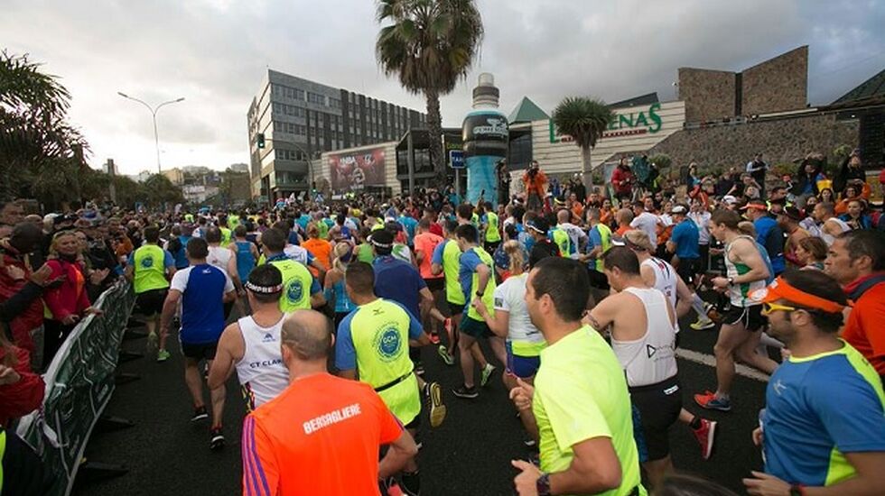 Fra årets Gran Canaria Marathon (Foto: http://grancanariamaraton.com/Facebook)