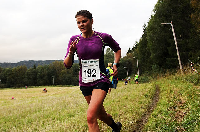 Marit Vala blir nr. 3 i Sørkedalsløpet i 2016. Foto: Heming Leira