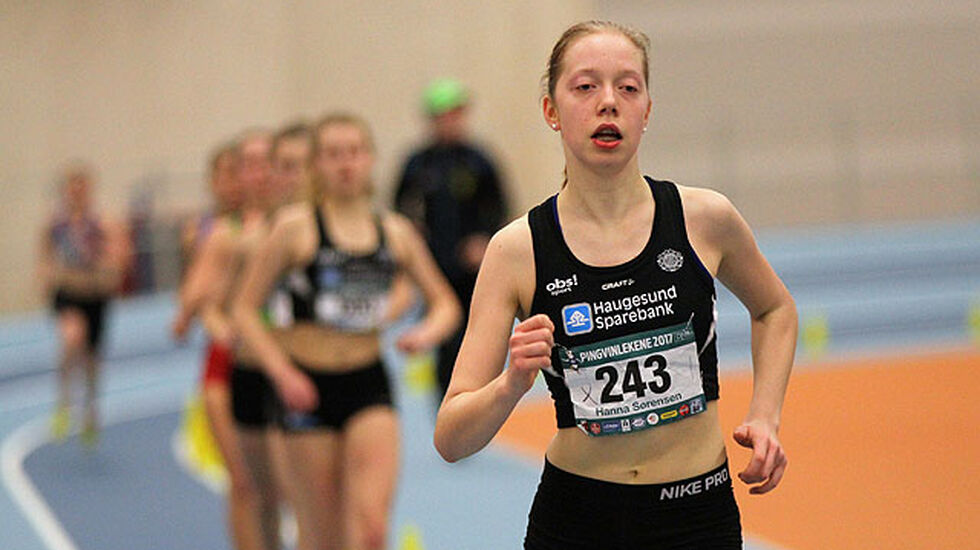 Hanna Sørensen fra Haugesund tok en klar seier i J15.