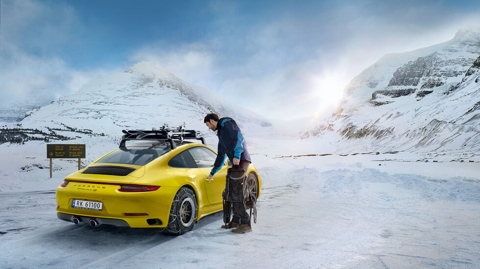 Du kan ikke bruke Porsche i selve rennet, men kanskje vinner du en weekend med fri bruk av en slik bil (arrangørfoto).