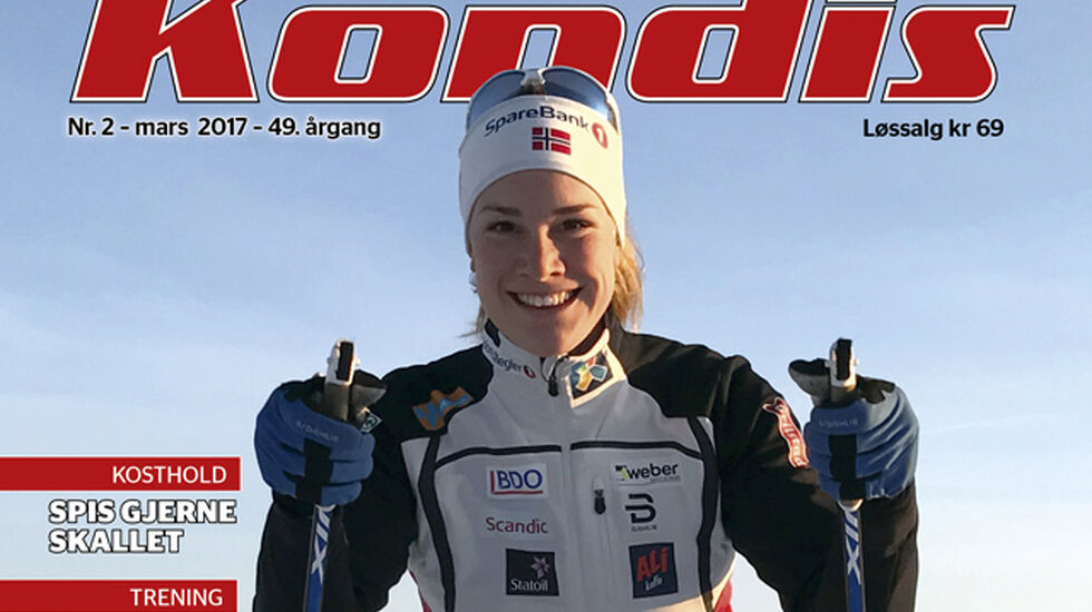 Birgit Skarstein trener iherdig både sommer og vinters tid. Langrennspigging er hovedidretten i vinterhalvåret. (Foto: Marianne Røhme) 