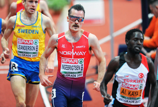 Henrik Ingebrigtsen tok seg greit til finalen på 3000 m. Med seg i finalen får han også Jonas Leanderson og Ali Kaya. (Foto: Mark Shearman) Henrik Ingebrigtsen tok seg greit til finalen på 3000 m. Med seg i finalen får han også Jonas Leanderson og Ali Kaya. (Foto: Mark Shearman)