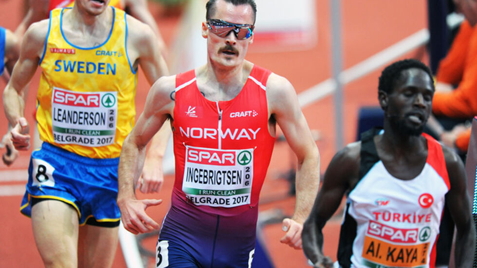 Henrik Ingebrigtsen tok seg greit til finalen på 3000 m. Med seg i finalen får han også Jonas Leanderson og Ali Kaya. (Foto: Mark Shearman) 