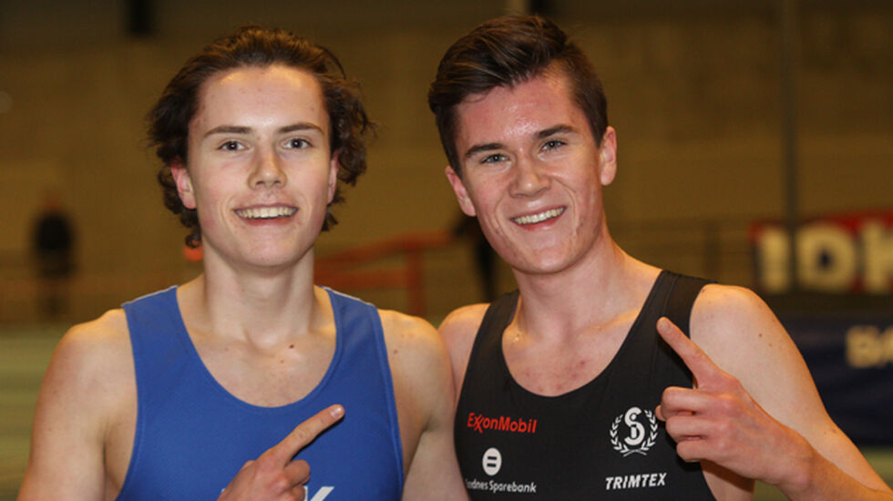 Ole Lyngbø fra Ask og Jakob Ingebrigtsen fra Sandnes ble vinnerne i G16 og G17 på 1500m.
