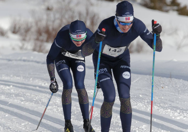 Svein Halvor Dahl tett fulgt av Ånund Lid Byggland. Foto: Danny Seterdal og Torbjørn Dyrland. Svein Halvor Dahl tett fulgt av Ånund Lid Byggland. Foto: Danny Seterdal og Torbjørn Dyrland.