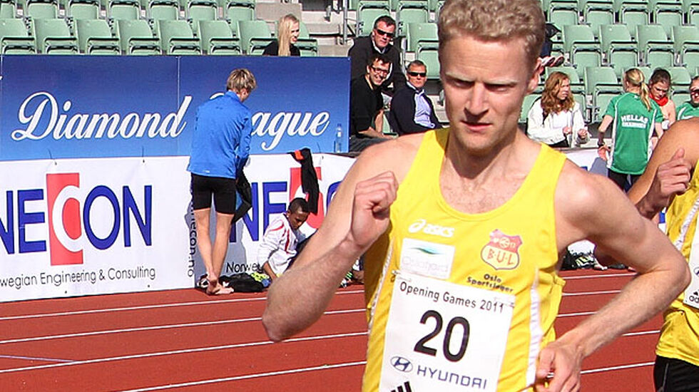 BUL-løperen Pål Johannes Larsen løp inn til gull i den yngste veteranklassen på 800 m. (Arkivfoto: Runar Gilberg) 