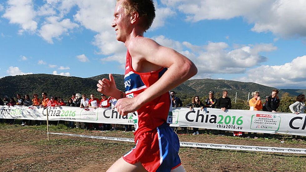 Sondre Nordstad Moen har ei god maratontid i sikte i Hannover på søndag. (Foto: Kjell Vigestad)