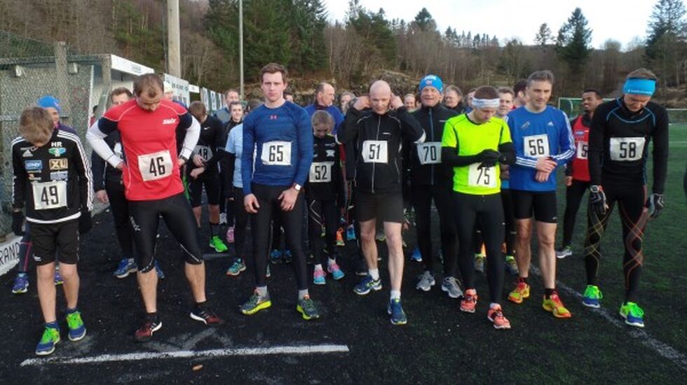 Fra starten første løp 2016. Foto: Arrangøren