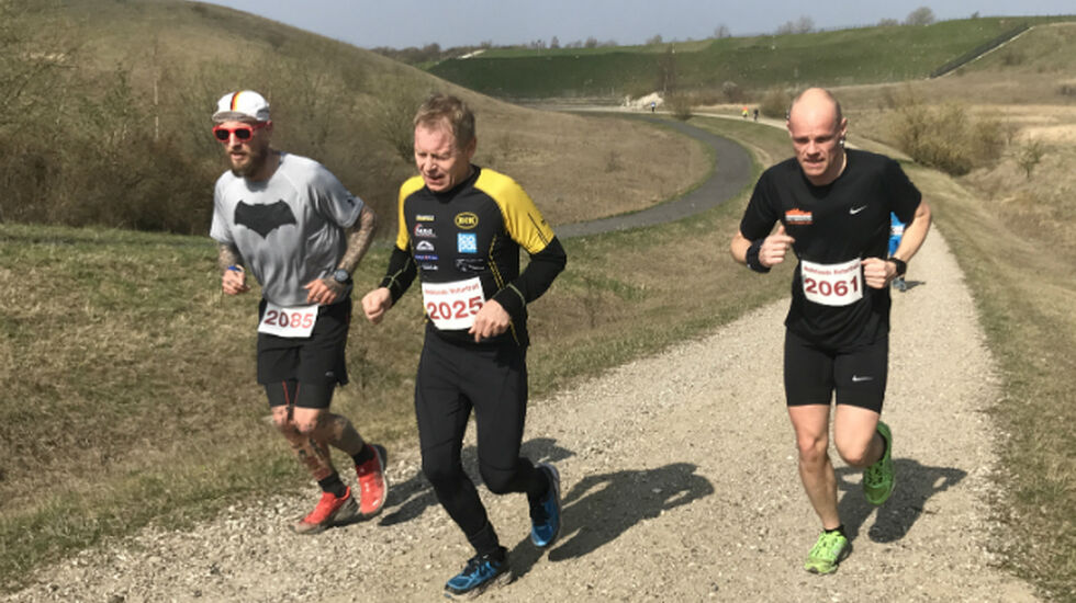 Jan Hetland (2025) fra Egersund IK friidrett ble beste nordmann på halvmaraton.   Foto: Thomas Hetland.