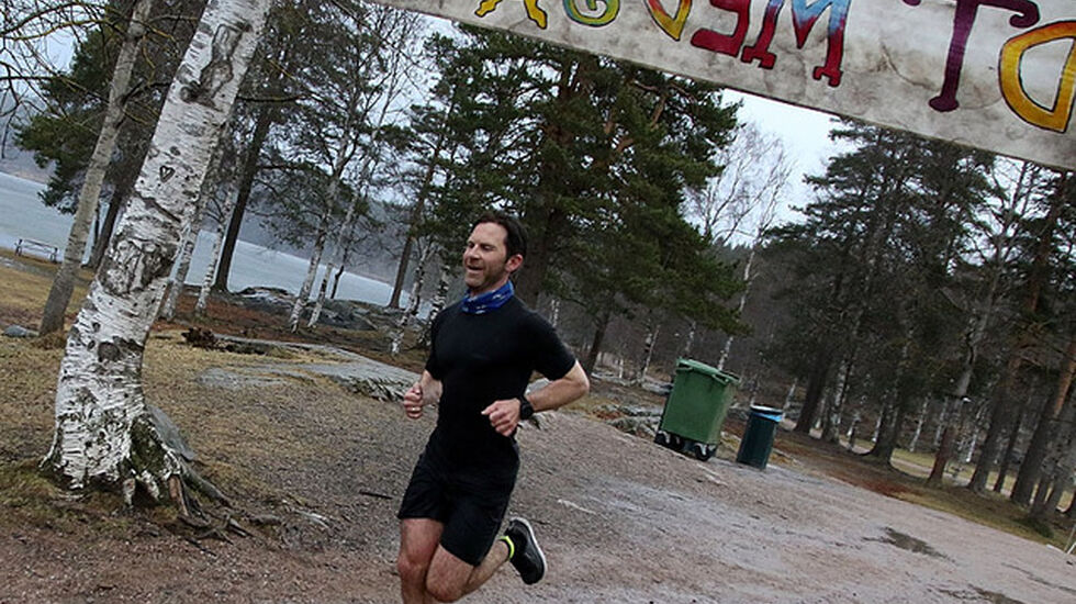 Preben Øiamo vant 4-runder'n i det kalde regnværet. Foto: Heming Leira