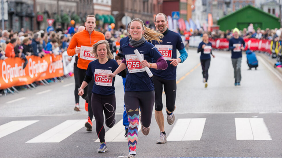 Bergen City Maraton i 2017. Foto: Martin Huddart