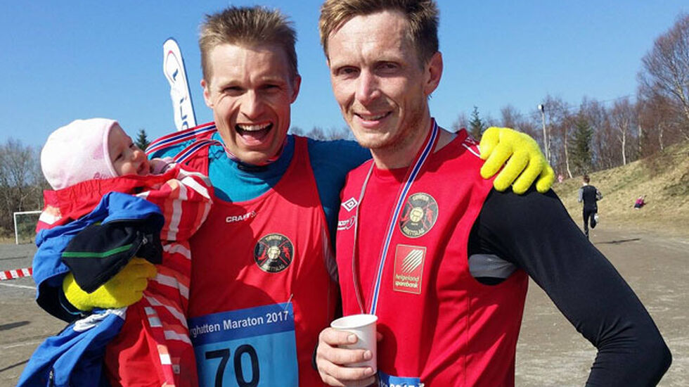 Lasse Blom og Kjell Arne Trælnes . Foto: Synøve Brox
