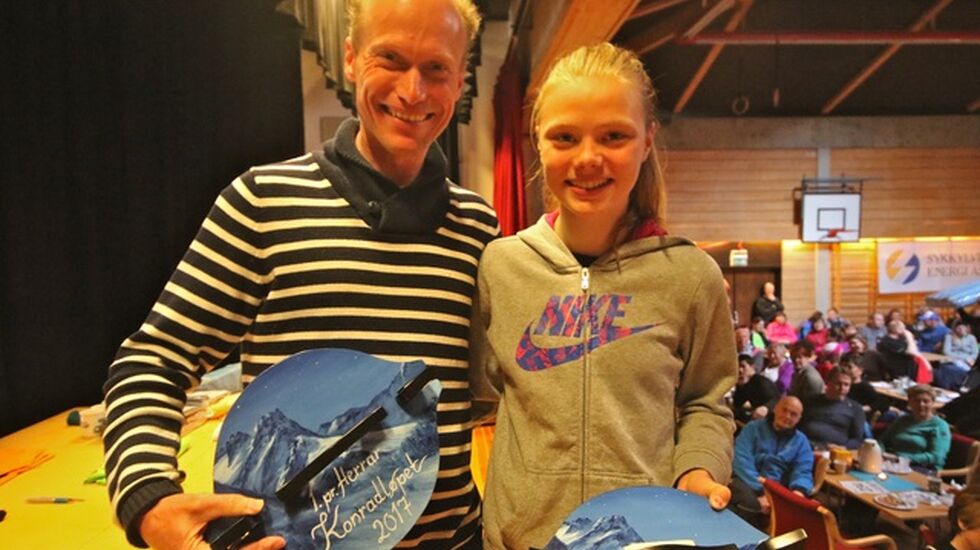 Jan Ketil Vinnes og Kristine Hjellbakk Hole. Foto: Martin Hauge-Nilsen 