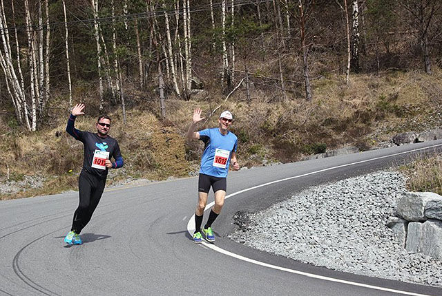 92 løp Strandamila, mens 17 løp Midtbygdens Halvmaraton. (Alle foto: arrangøren)