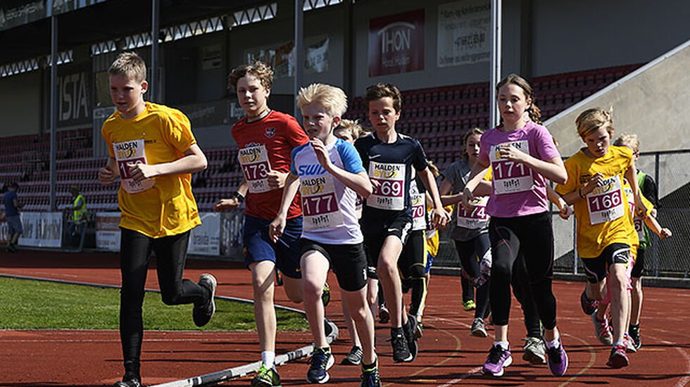 Det er gode muligheter for både barn og voksne å delta når Halden Byløp arrangeres lørdag 28. april. (Foto: Bjørn Johannessen)