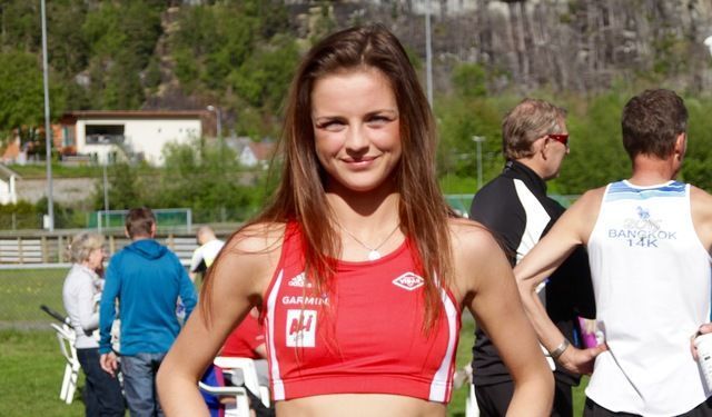 2016 løpet. Live Solheimdal ledet kvinneklassen i fra start til mål. Foto: Helge Fuglseth