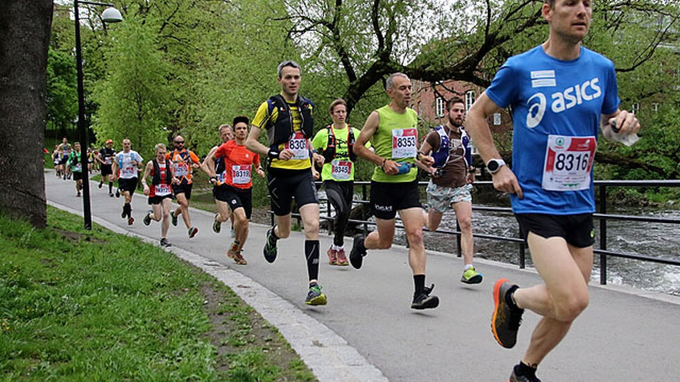 Didrik Hermansen gikk rett i tet ut fra start. Foto: Heming Leira