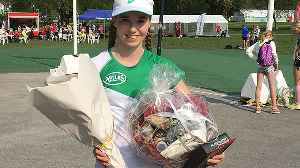 Emma Kirkeberg Mørk må vente på ny kontrollmåling av Sandefjordsløpet før hun eventuelt kan få godkjent klasserekorden på 5 km.