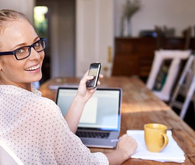 Produktiv med hjemmekontor