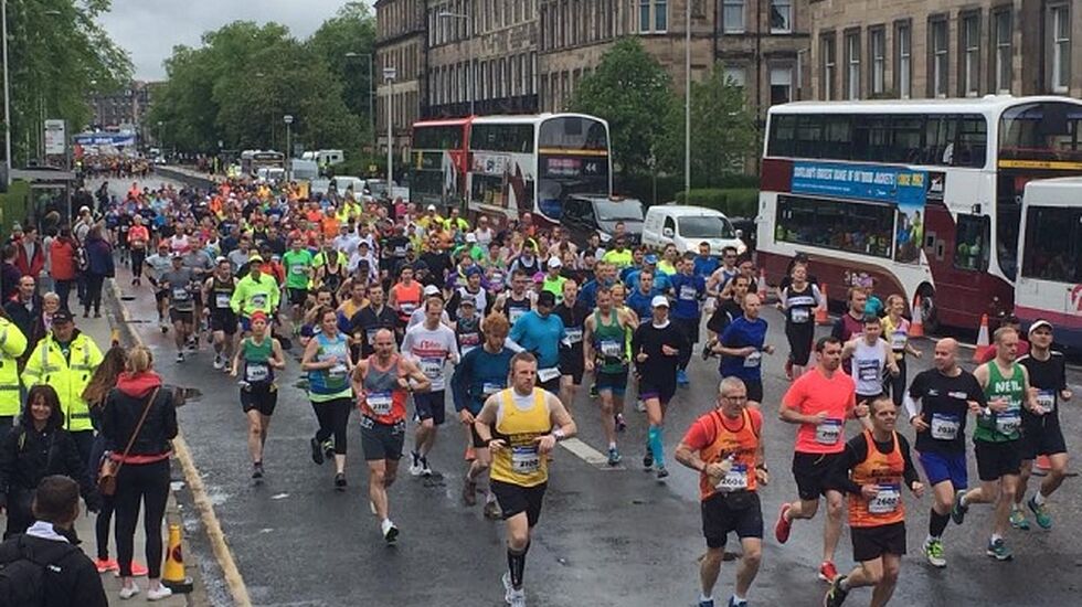 Fra 2015-utgaven av Edinburgh Marathon Festival (Arrangørfoto).