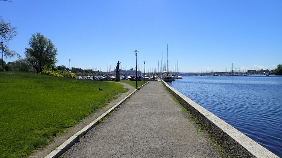 Slik var været da Kondis befarte Nyttårsløypa aller første gang i sommer.
