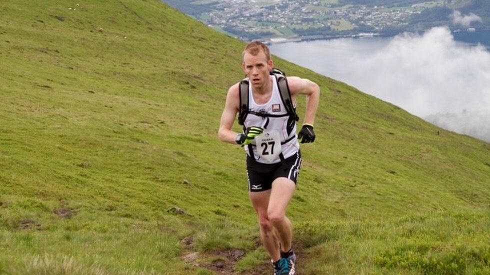 Erling Hisdal under Saudehornet Opp i 2016.