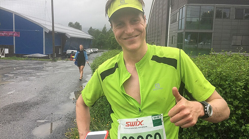 Vinner: Gjermund Thorson Nordskar vant Birken Fjellmaraton på 2.54.24. (Foto: Finn Olsen)