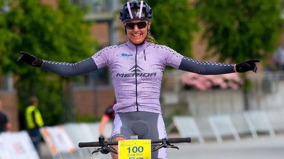 Ingen over og ingen ved siden da Gunn-Rita Dahle Flesjå debutere i Nordsjørittet med en suveren seier lørdag. (Arrangørfoto)