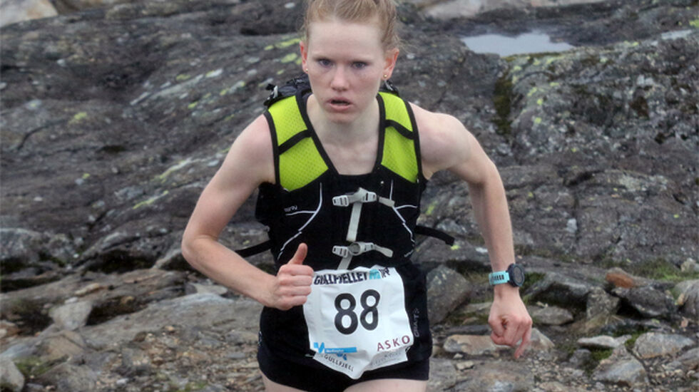 Karoline Holsen Kyte på vei mot løyperekord i Gullfjellet Opp