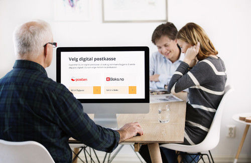 Digital postkasse illustrasjonsbilde Digital postkasse illustrasjonsbilde