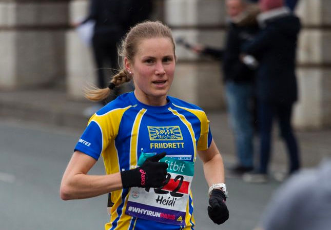 Heidi Pharo var bare et lite minutt bak halvmaratonpersen sin i løpet i Sveits. (Arkivfoto: Sylvain Cavatz)
