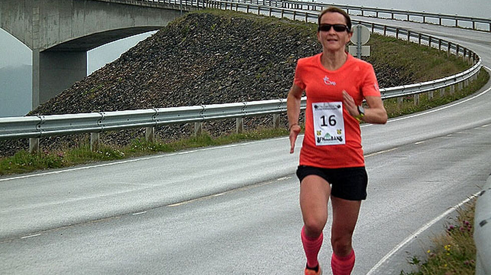 Marianne Standal Borgen var raskeste kvinne med syv sekunder. Foto: Magnar Heggeset, Brunsvika.net